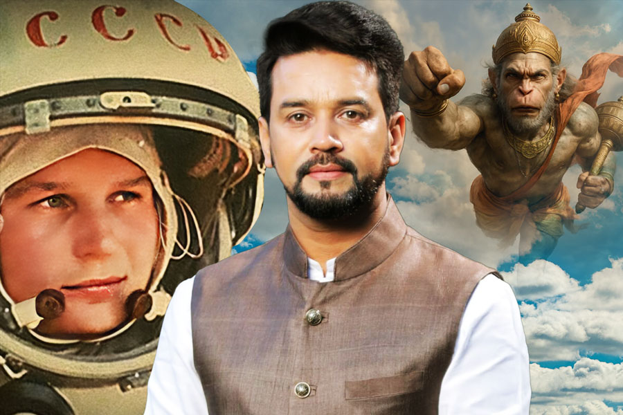 Anurag Thakur says hanumanji went to space first
