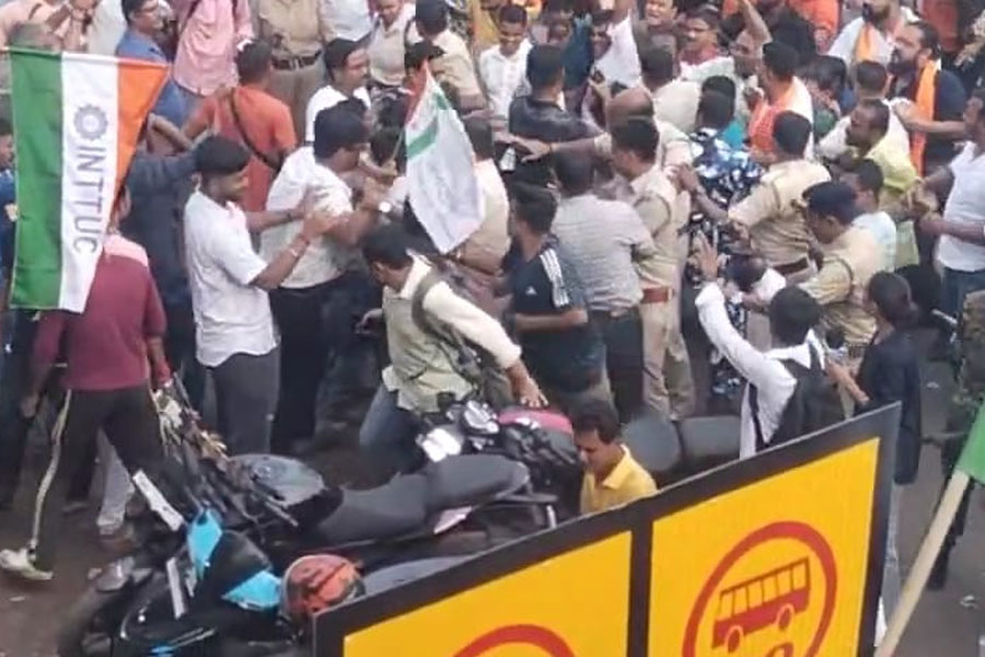 INTTUC office attacked by Subhendu's procession in Barasat Complaint filed