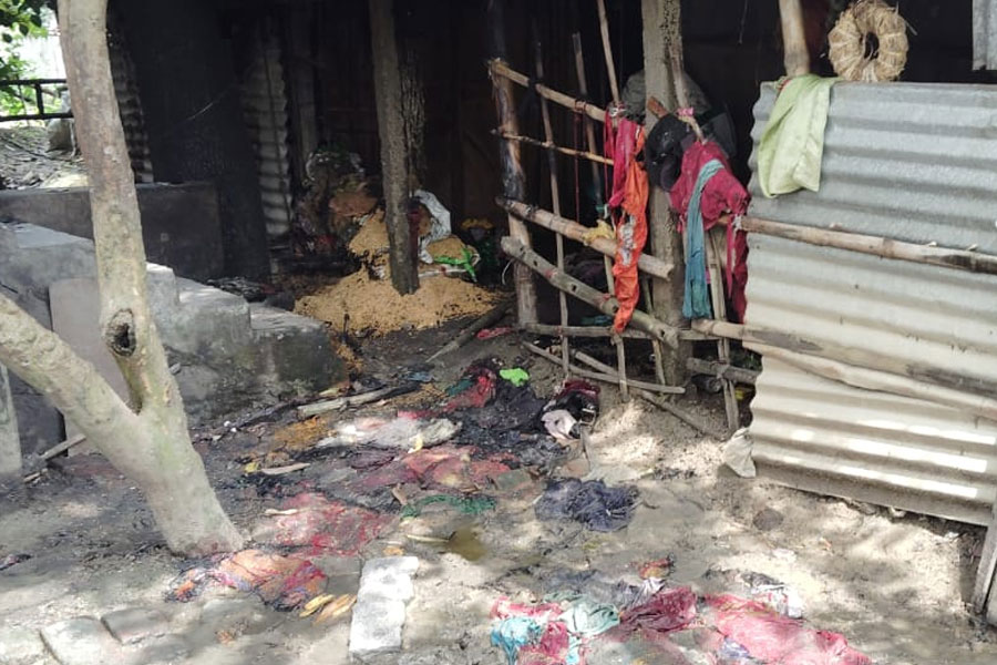 Son pours petrol on house, sets it on fire, Stepmother dies in Khandaghosh