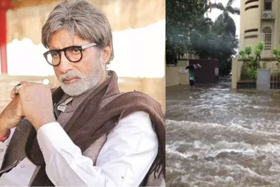 Amitabh Bachchan’s Bungalow Prateeksha Hit By Mumbai Rains