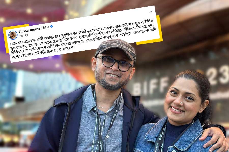 Interim adviser of Bangladesh and film director Mostafa Sarwar Farooki fell sick in Cox's Bazar programme