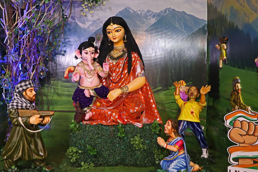 Theme for Ganesh Chaturthi in Baguiati is Operation Sindoor