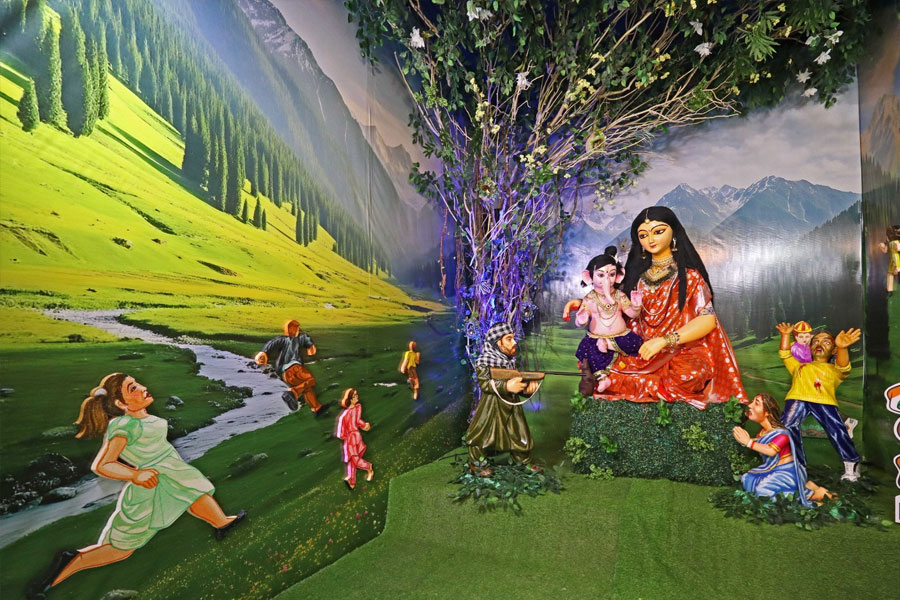 Theme for Ganesh Chaturthi in Baguiati is Operation Sindoor