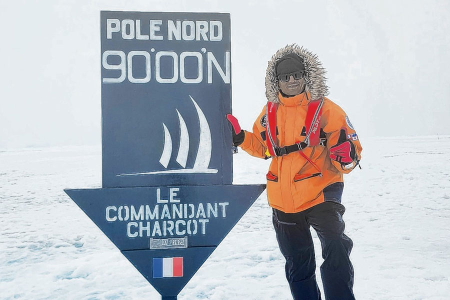 Kolkata's Ramgopal Kothari wins Ice Marathon at North Pole