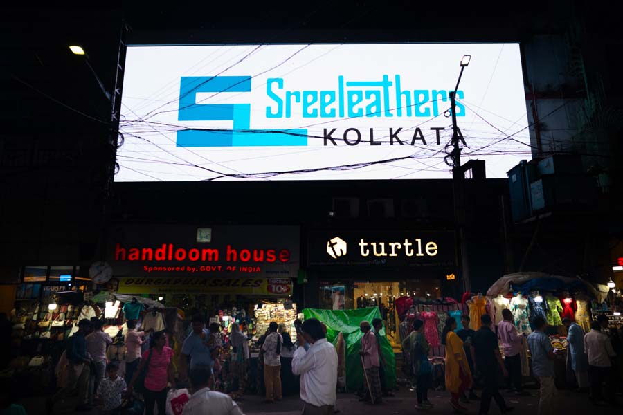 Sreeleathers Kolkata Lindsay Street gets a new look for Puja