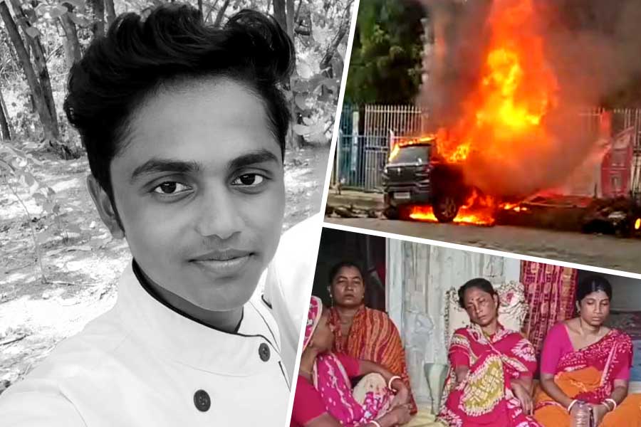 Police arrests five person in Salt Lake delivery boy alive burnt case