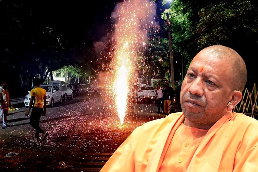 Yogi Adityanath's government bans firecrackers in eight districts of Uttar Pradesh to prevent pollution