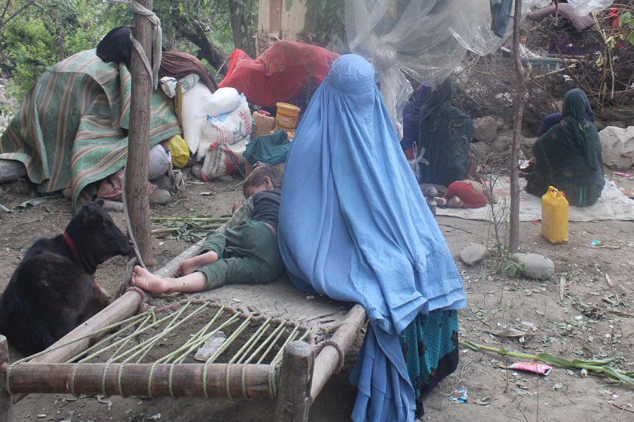 No skin contact with males, Afghan women left under earthquake rubble