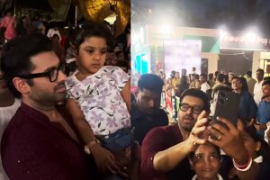 Ankush's whole night Pandal hopping experience amid Raktabeej 2 success
