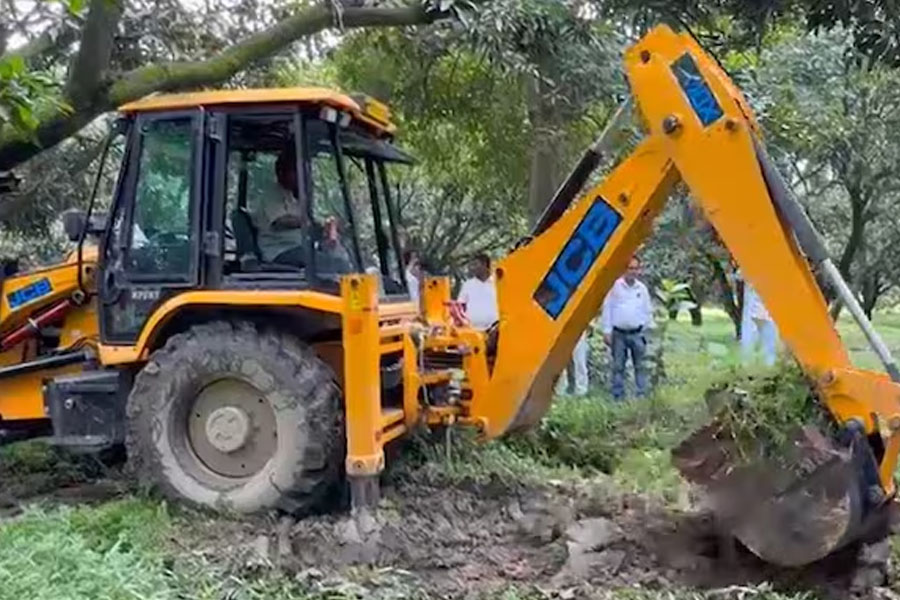 Bulldozer action on Samajwadi MLA's orchard in UP's Sambhal