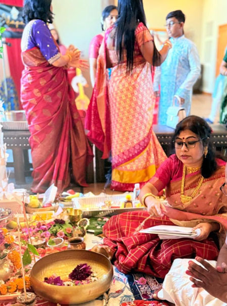 Probashe Durga Puja 2025: Durga Puja preparation in South Carolina, US