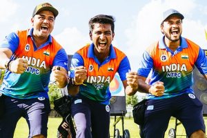 History in the World Archery Championship, Gold Success in Men's Compound Events India
