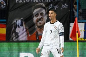 Portugal scores a goal against Armenia, Ronaldo dedicates goal to Jota
