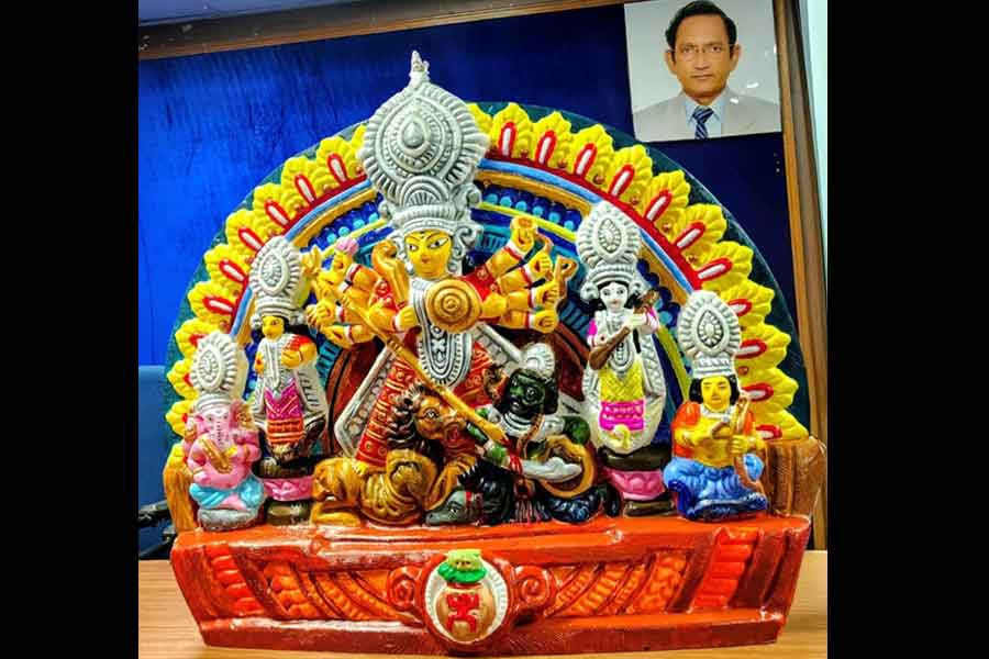 Kolkata Durga Puja: IEM 3D lab makes 3D durga