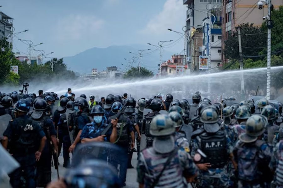 Protest in Nepal Now Nepal’s Home Minister offers resignation