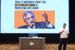 Chief Election Commissioner Gyanesh Kumar protecting vote chors Says Rahul Gandhi
