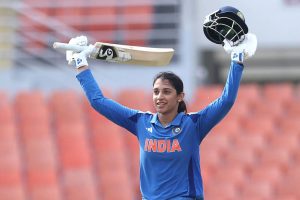Smriti Mandhana smashes century against Australia, sets a string of records