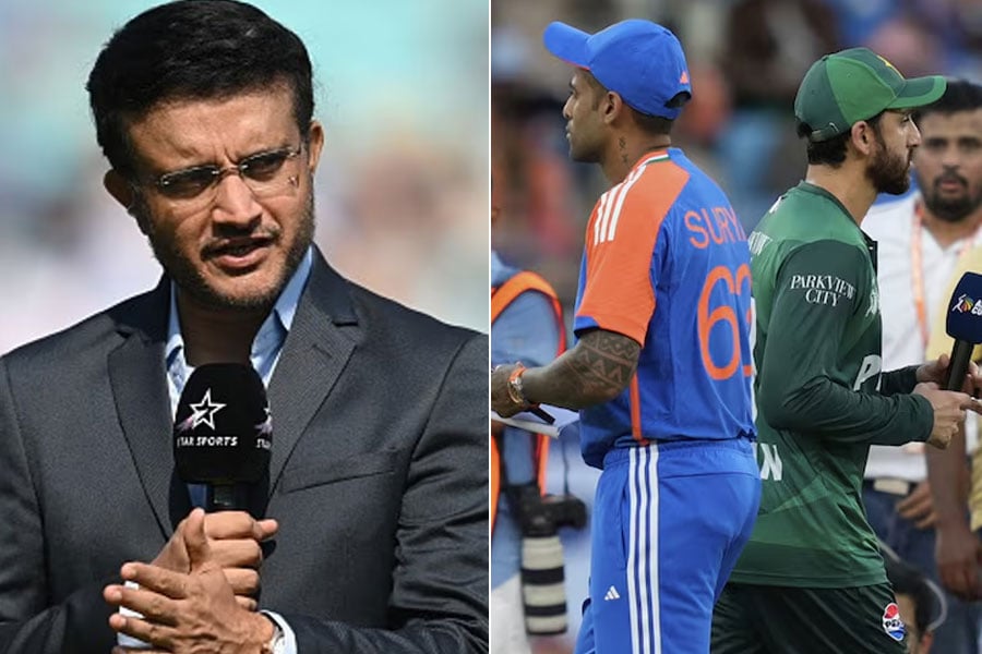 Sourav Ganguly said that India will beat Pakistan in every match