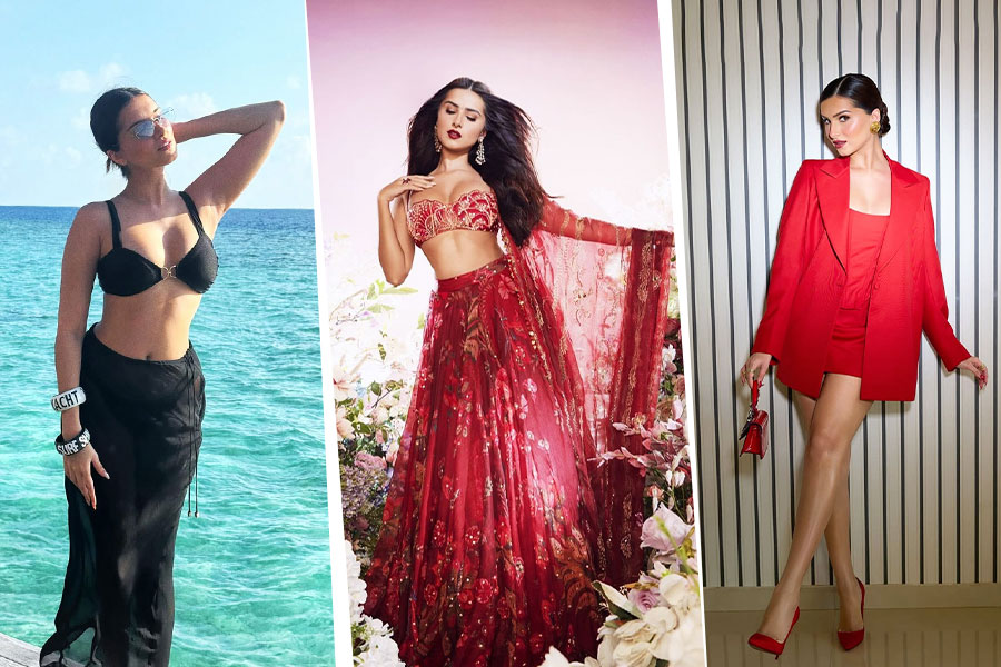 Tara Sutaria in bold outfit in vacation at maldives