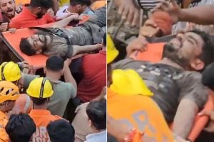 Man pulled out alive after 16 Hours in Uttarakhand