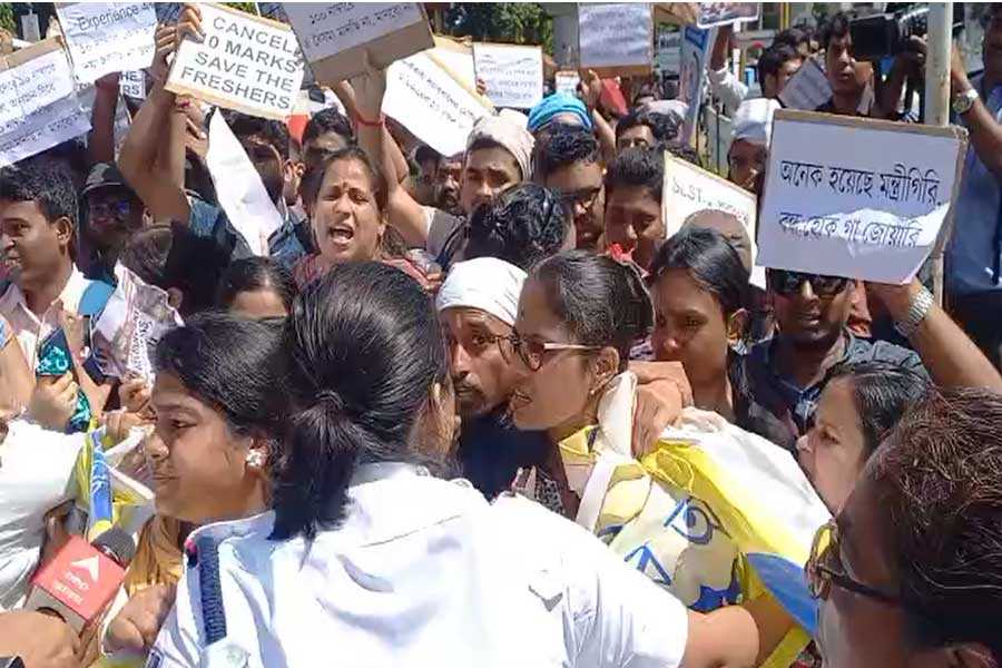 SLST candidates agitation in Salt Lake on thursday