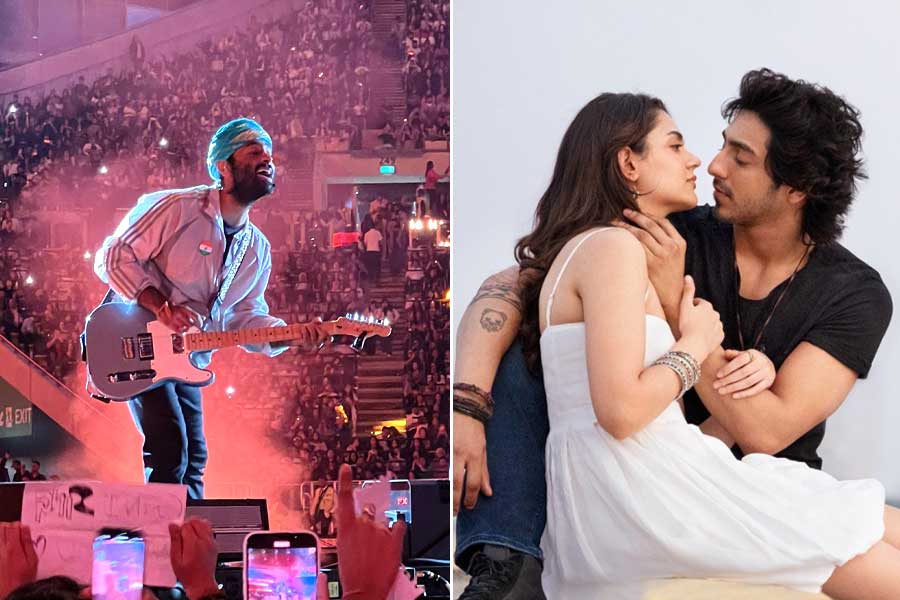 Arijit Singh stuns London crowd with surprise Saiyaara rendition