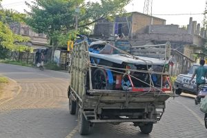 Bsanti accident 1 dead 5 injured