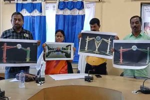 three biswa bangla gate installed at alipurduar north bengal