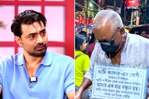 superstar Dev emotional during film shoot, superstar pledges to stand by helpless elderly