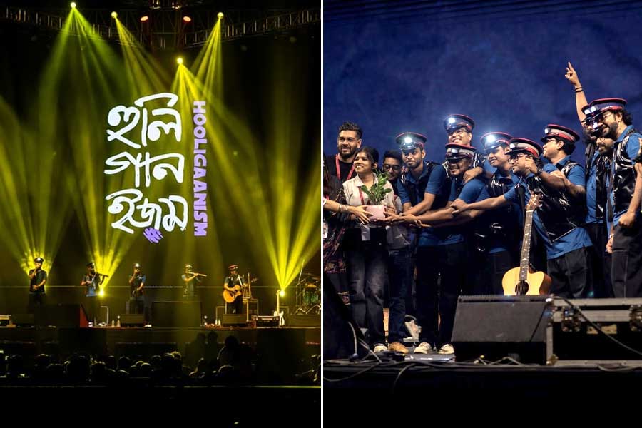Anirban Bhattacharya's band Hooliganism next event preparation