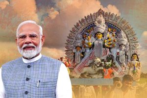PM Modi claims credit for Bengal durga puja getting UNESCO recognition