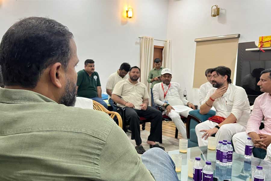TMC MP yusuf pathan and Lalitesh Pati Tripathi joins rahul gandhi's rally in bihar