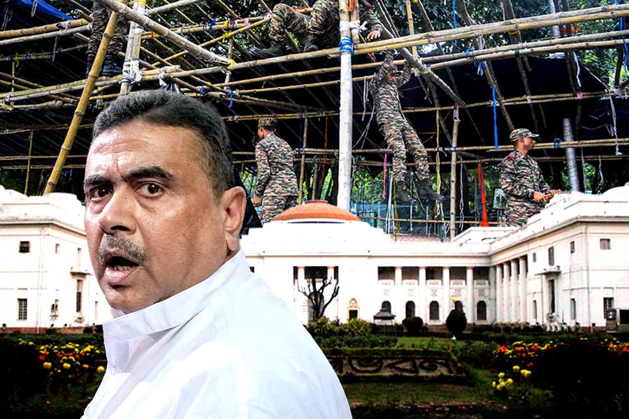 Suvendu Adhikari again suspended for allegedly Disturbing the assembly amid discussion on Bengali 'harassment'