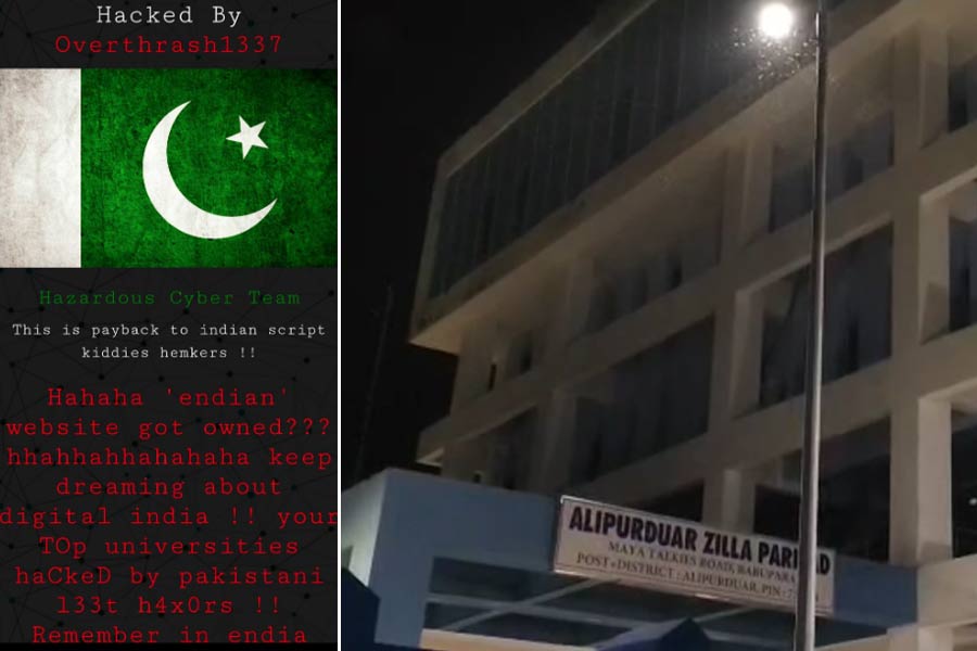 Website of Alipurduar Zilla Parishad allegedly hacked by Pakistan