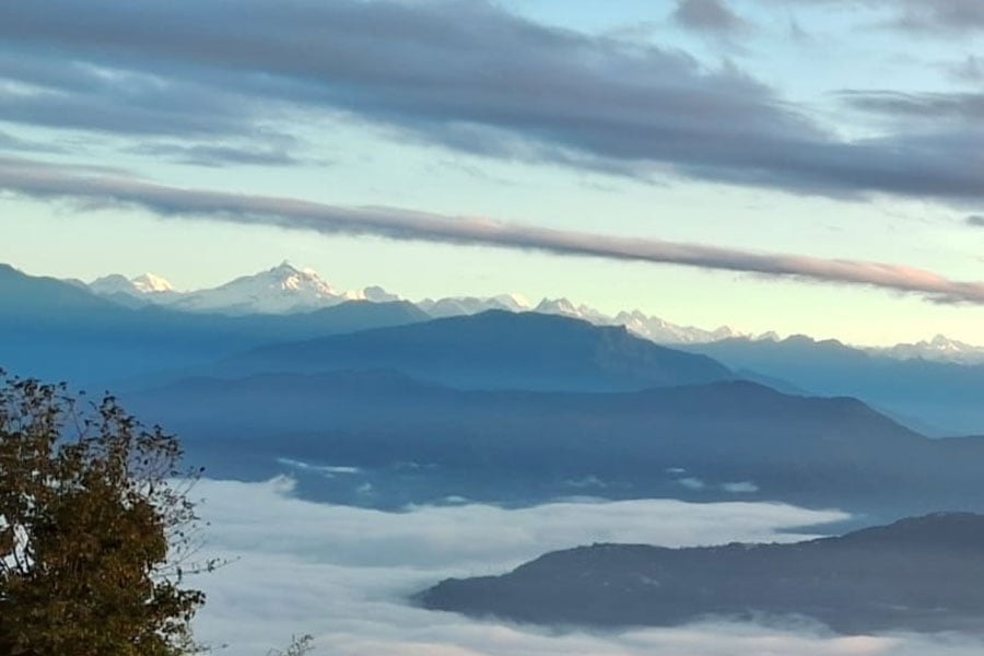 Kanchenjunga peak seen from Darjeeling