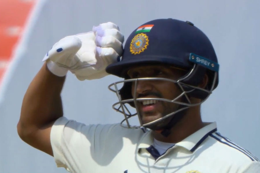 Dhruv Jurel makes salute celebration after half century against West Indies