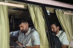 Who made the 'surprise visit' in an expensive car to Gautam Gambhir's house for dinner?