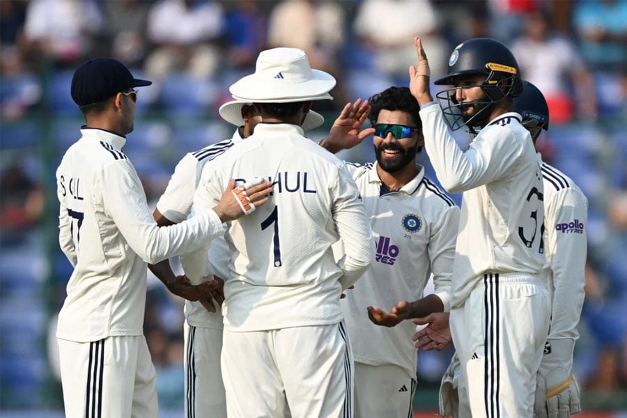 India scores big, West Indies in trouble after losing wickets in the final over