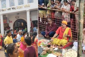 Kali Puja 2025: Baroma puja committee in Naihati almost inaugurates festival of light by worshipping the structure