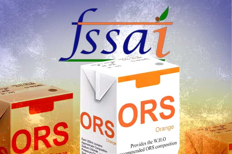 The lebel ORS can only be used on a product if approved by WHO