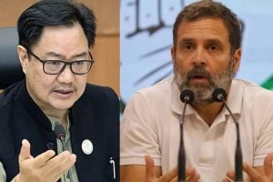 Kiren Rijiju invokes Indira Gandhi, slams Rahul for ‘defaming India abroad’