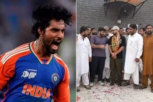 Tilak Varma is with India A team while Pakistan felicitate batter Sahibzada Farhan