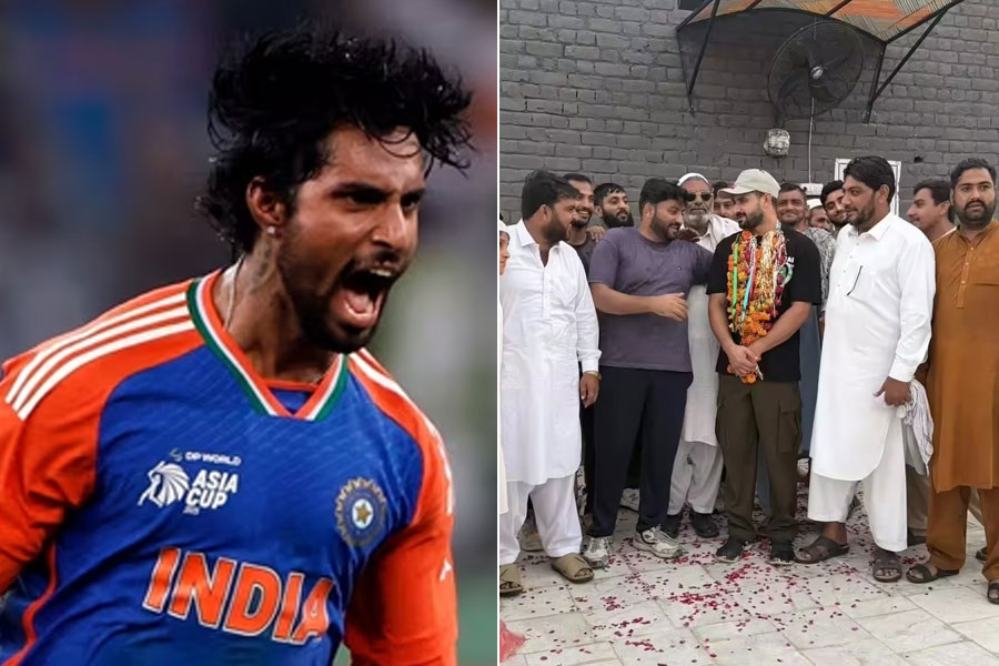 Tilak Varma is with India A team while Pakistan felicitate batter Sahibzada Farhan