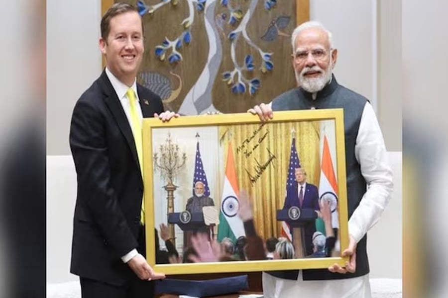 US Envoy Sergio Gor meets PM Narendra Modi in Delhi