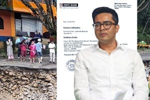 Abhishek Banerjee donates Rs 1 lakh to the state government's relief fund for the disaster in North Bengal