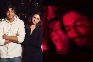Aneet Padda enjoys Coldplay concert with Ahaan Panday