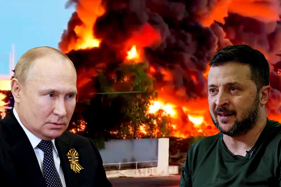 Ukraine hits largest oil terminal in Russian-occupied Crimea