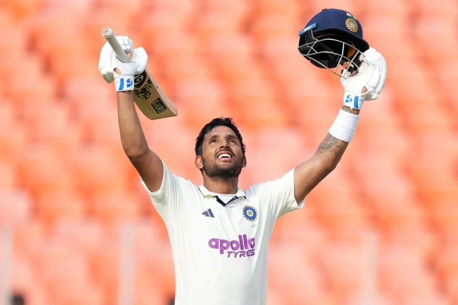 Dhruv Jurel scores his first century in international cricket