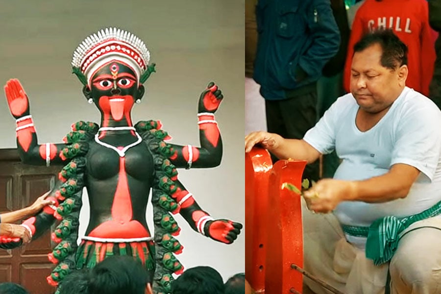 Kali Puja 2025: Kharaj Mukherjee's ancestral kali puja