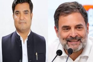 Congress field mohammad Naushad who allegedly aboused mother of modi from jale